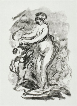Femme au cep de vigne, premiére variante, Pierre-A