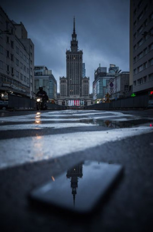 Pałac Kultury i Nauki I - plakat premium 29,7x42 c