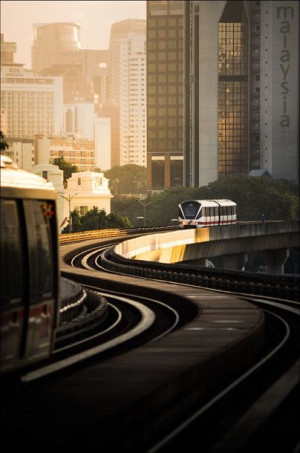 Kuala Lumpur, Metro - plakat premium 70x100 cm