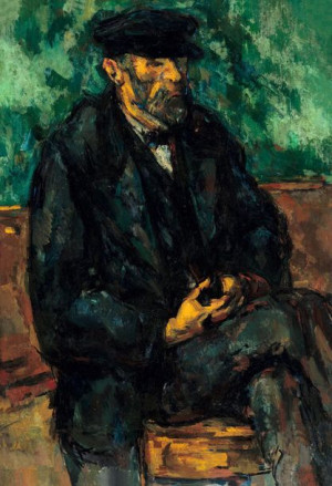 The Gardener Vallier, Paul Cézanne - plakat 29,7x4