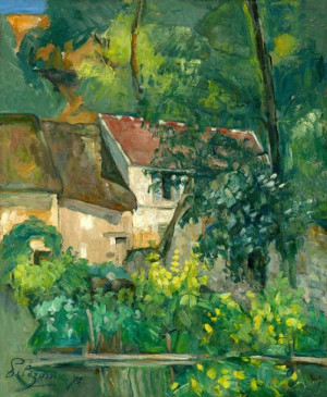 House of Père Lacroix, Paul Cézanne - plakat 30x40