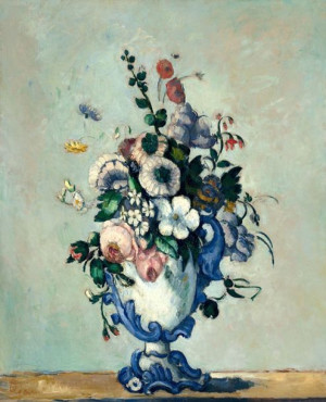 Flowers in a Rococo Vase, Paul Cézanne - plakat 61