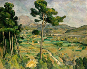 Mont Sainte-Victoire and the Viaduct of the Arc Ri
