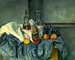 The Peppermint Bottle, Paul Cézanne - plakat 60x40