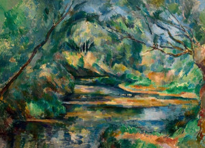 The Brook, Paul Cézanne - plakat 80x60 cm