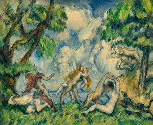 The Battle of Love, Paul Cézanne - plakat 59,4x42