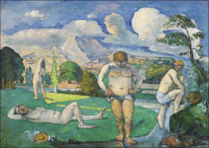 Bathers at Rest, Paul Cézanne - plakat 29,7x21 cm