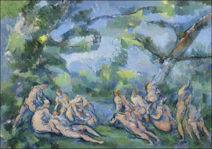 The Bathers, Paul Cézanne - plakat 100x70 cm