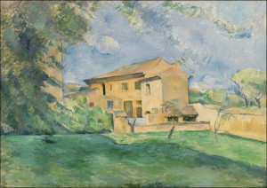 The Farm at the Jas de Bouffan, Paul Cézanne - pla