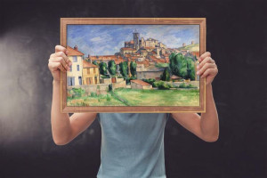 Gardanne, Paul Cézanne - plakat 100x70 cm