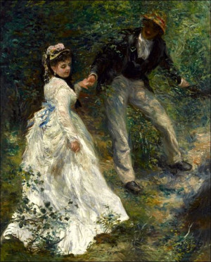 La Promenade, Auguste Renoir - plakat 30x40 cm