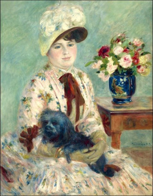 Mlle Charlotte Berthier, Auguste Renoir - plakat 2