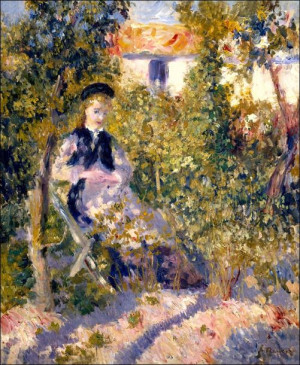 Nini in the Garden (Nini Lopez), Auguste Renoir -