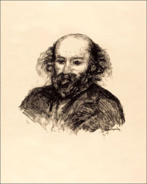 Paul Cézanne, Auguste Renoir - plakat 59,4x84,1 cm