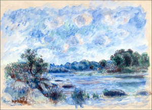 Landscape at Pont Aven, Auguste Renoir - plakat 91