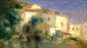 Maison de la Poste, Cagnes, Auguste Renoir - plaka
