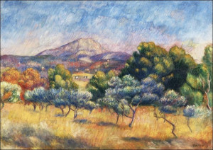 Montagne Sainte-Victoire, Pierre-Auguste Renoir -