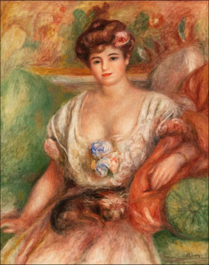 Portrait of Misia Sert, Pierre-Auguste Renoir - pl