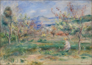 Landscape, Pierre-Auguste Renoir - plakat 70x50 cm