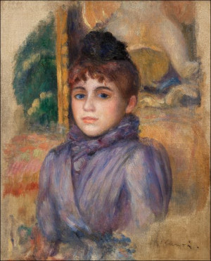 Portrait of a Young Woman, Pierre-Auguste Renoir -