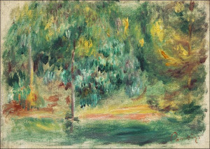 Paysage (1900), Pierre-Auguste Renoir - plakat 80x