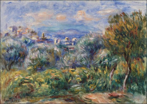 Landscape, Pierre-Auguste Renoir - plakat 40x30 cm