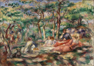 Picnic, Pierre-Auguste Renoir - plakat 100x70 cm