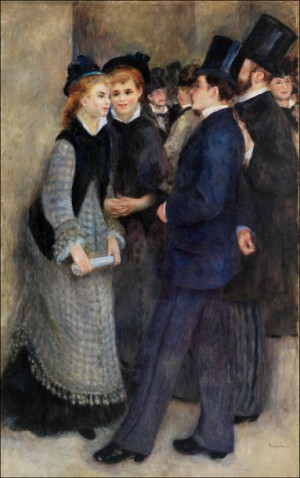 Leaving the Conservatory, Pierre-Auguste Renoir -