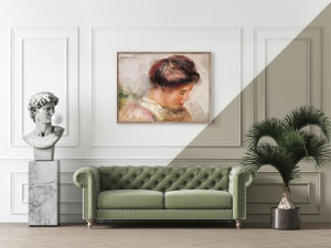 Head of Young Gir, Pierre-Auguste Renoir - plakat