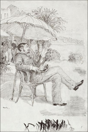 On the Terrace of a Hotel in Bordighera, Pierre-Au