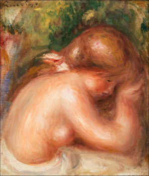 Nude Torso of Young Girl, Pierre-Auguste Renoir -