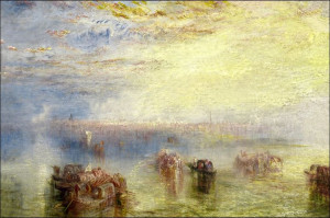 Approach to Venice, William Turner - plakat 29,7x2