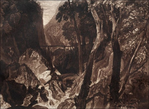 Liber Studiorum Mill near the Grand Chartreuse, Da