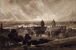 London from Greenwich (Liber Studiorum, part V, pl
