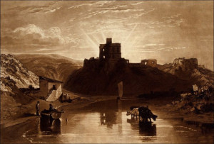 Norham Castle on the Tweed (Liber Studiorum, part