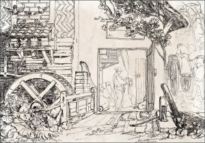 Pembury Mill, Kent (Liber Studiorum, part III, pla