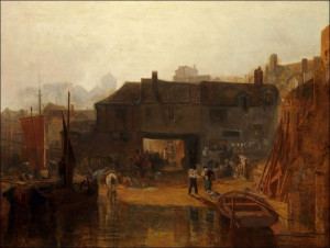 Saltash with the Water Ferry, Cornwall, William Tu