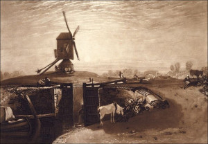 Windmill and Lock (Liber Studiorum, part VI, plate