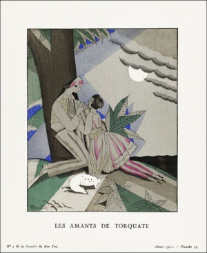 Les amants de torquate - plakat 59,4x84,1 cm