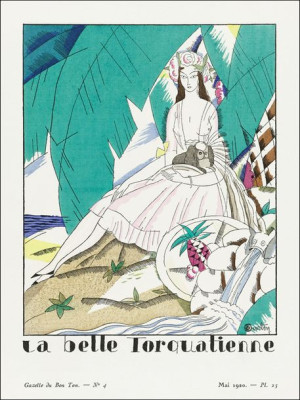 La belle torquatienne - plakat 40x50 cm