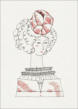 Les Gorgerettes - plakat 40x60 cm