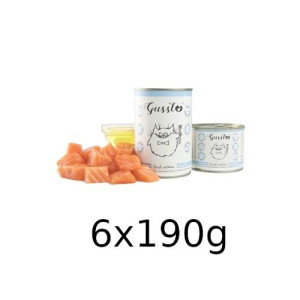 Gussto Fresh Salmon - świeży łosoś 6x190g