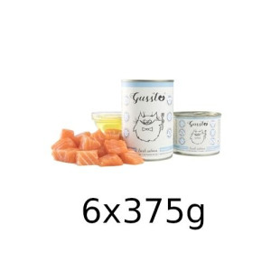 Gussto Fresh Salmon - świeży łosoś 6x375g