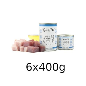 Gussto Fresh Turkey & Tuna 6x400g- świeży indyk z tuńczykiem