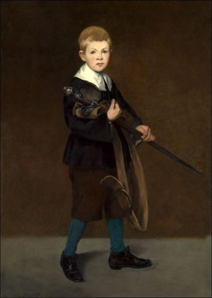 Boy with a Sword, Edouard Manet - plakat 40x50 cm