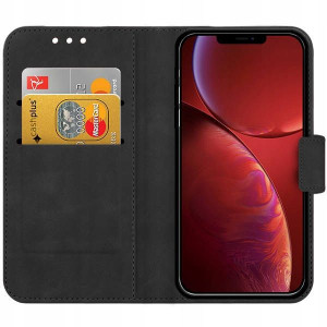 Etui z Eko Skóry iPhone 13 Mini 5,4" czarny
