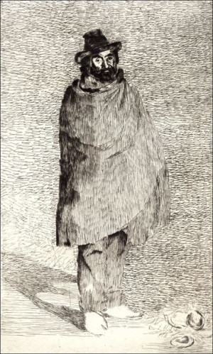 Le philosophe, Edouard Manet - plakat 60x80 cm