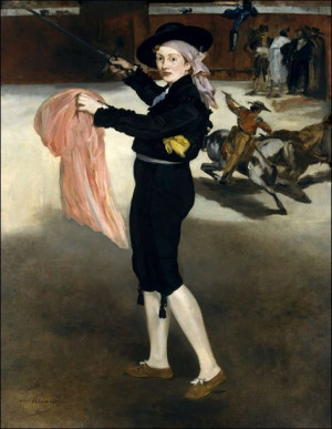 Mademoiselle V.., Edouard Manet - plakat 40x50 cm