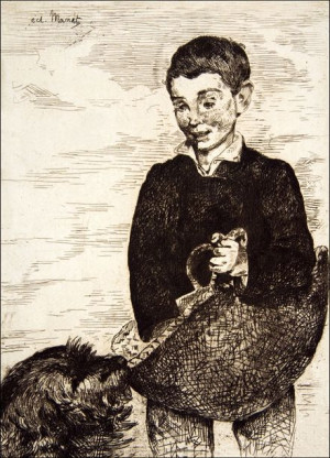 The Urchin, Edouard Manet - plakat 30x40 cm