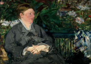 Madame Manet in the Conservatory, Edouard Manet -
